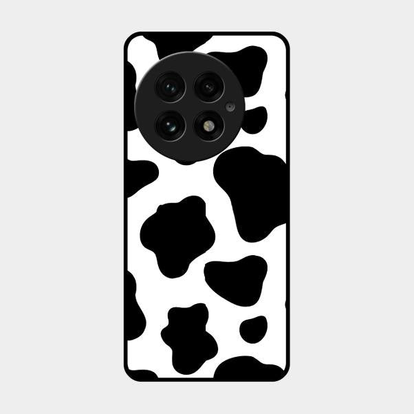 Cow Print Glass Phone Case And Cover For Oneplus 13 5G