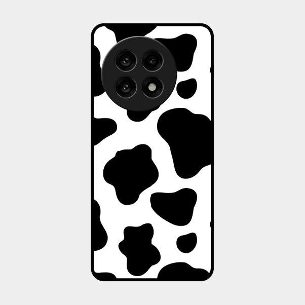 Cow Print Glass Phone Case And Cover For Oneplus 13R 5G