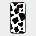 Cow Print Glass Phone Case And Cover For Oneplus 7