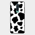 Cow Print Glass Phone Case And Cover For Oneplus 8