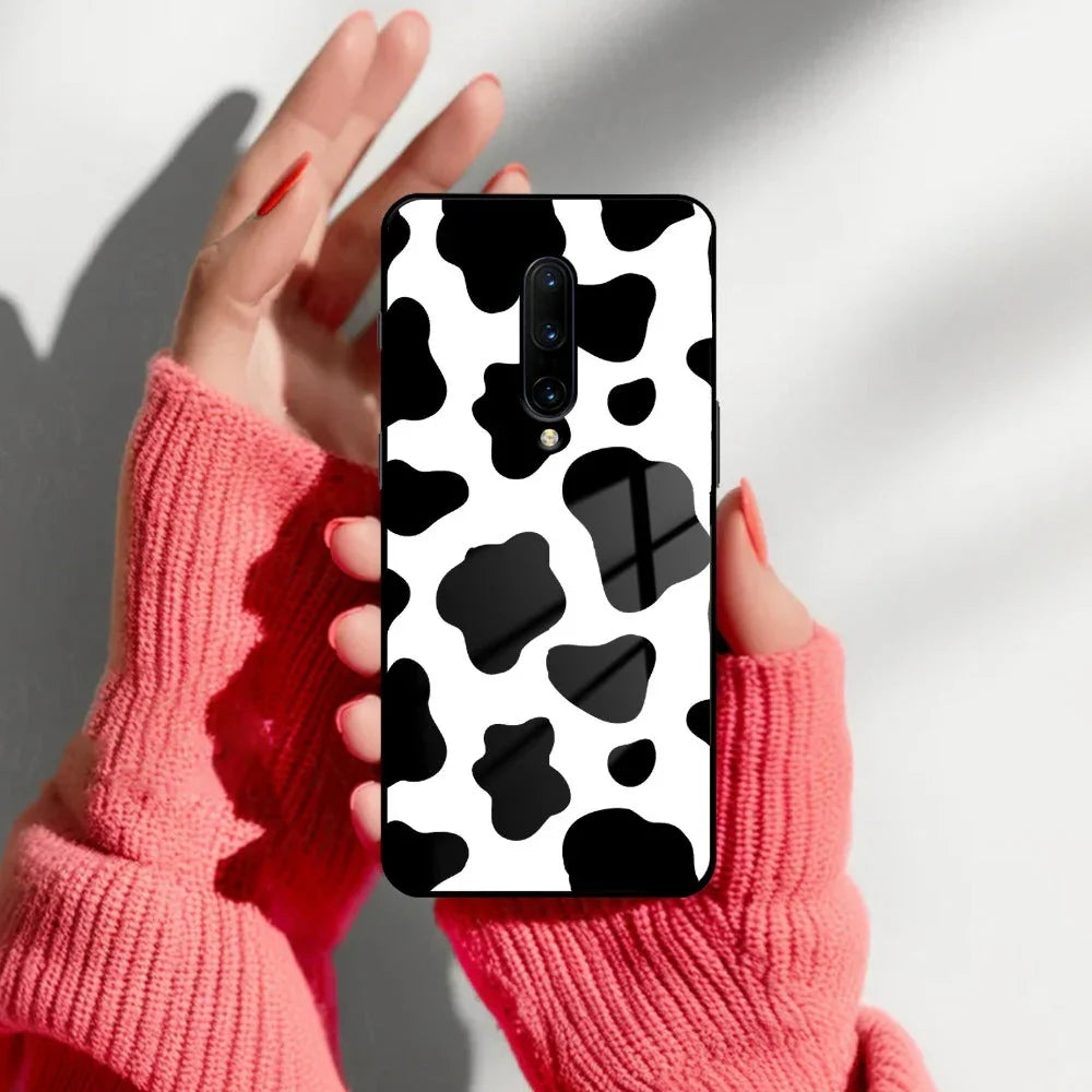 Cow Print Glass Phone Case And Cover For OnePlus - ShopOnCliQ