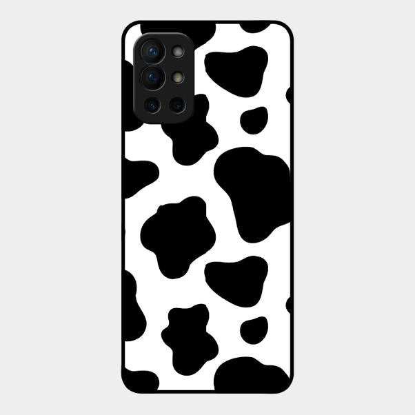 Cow Print Glass Phone Case And Cover For Oneplus 9R 5G