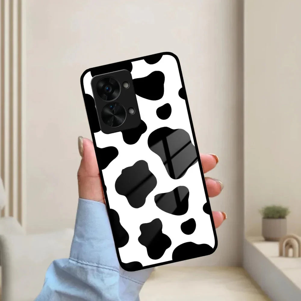 Cow Print Glass Phone Case And Cover For OnePlus - ShopOnCliQ