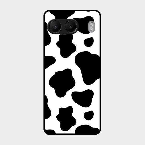 Cow Print Glass Phone Case And Cover For Oneplus Nord 4 5G