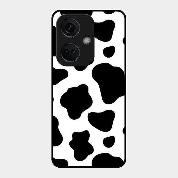 Cow Print Glass Phone Case And Cover For Oneplus Nord Ce 3 5G