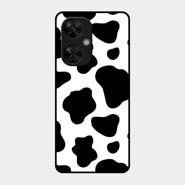 Cow Print Glass Phone Case And Cover For Oneplus Nord Ce 3 Lite 5G