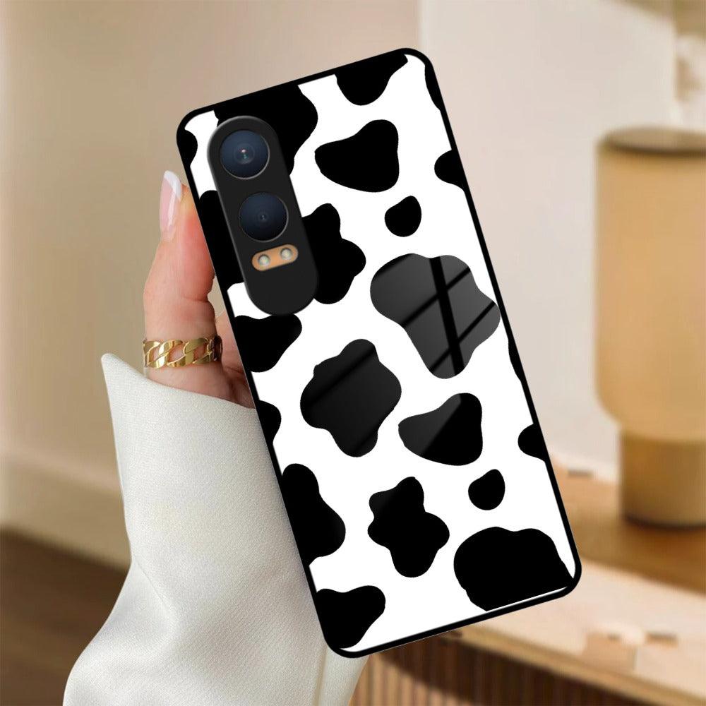 Cow Print Glass Phone Case And Cover For OnePlus