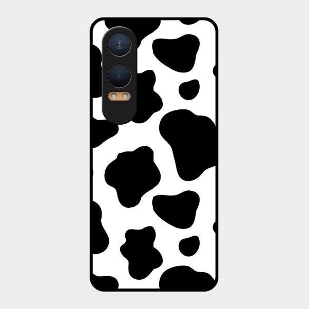 Cow Print Glass Phone Case And Cover For Oneplus Nord Ce 4 Lite 5G