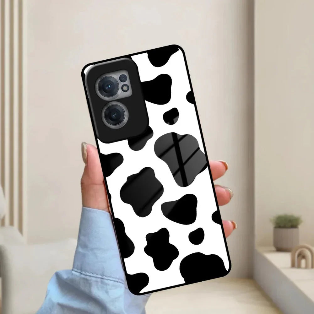 Cow Print Glass Phone Case And Cover For OnePlus - ShopOnCliQ