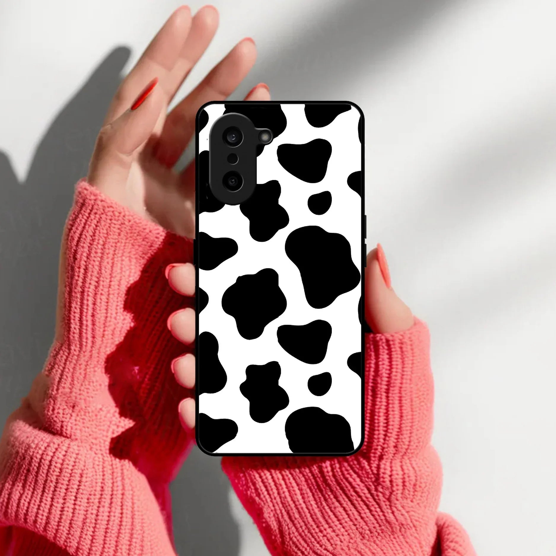 Cow Print Glass Phone Case And Cover For OnePlus - ShopOnCliQ