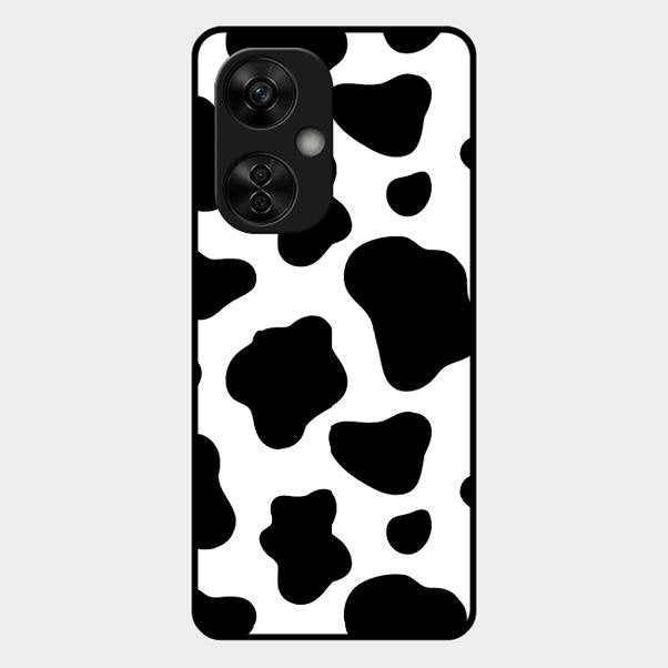 Cow Print Glass Phone Case And Cover For Oneplus Nord Ce5 5G
