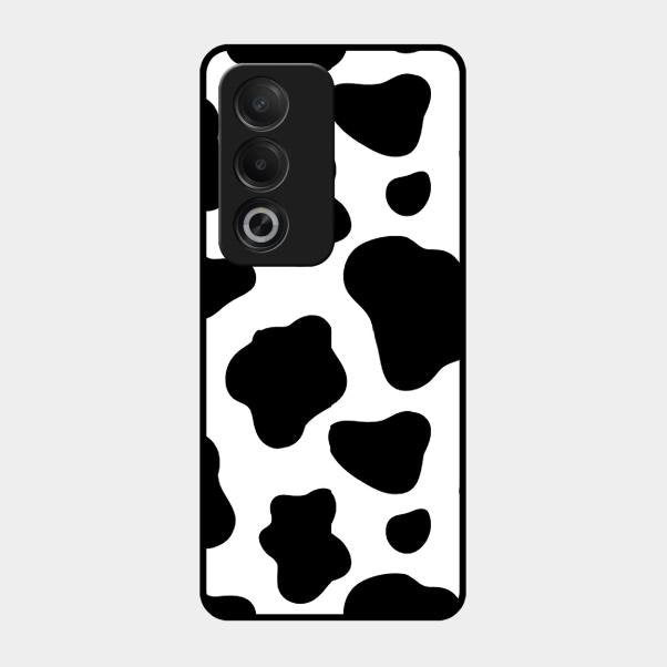 Cow Print Glass Phone Case And Cover For Oppo A3 Pro 5G