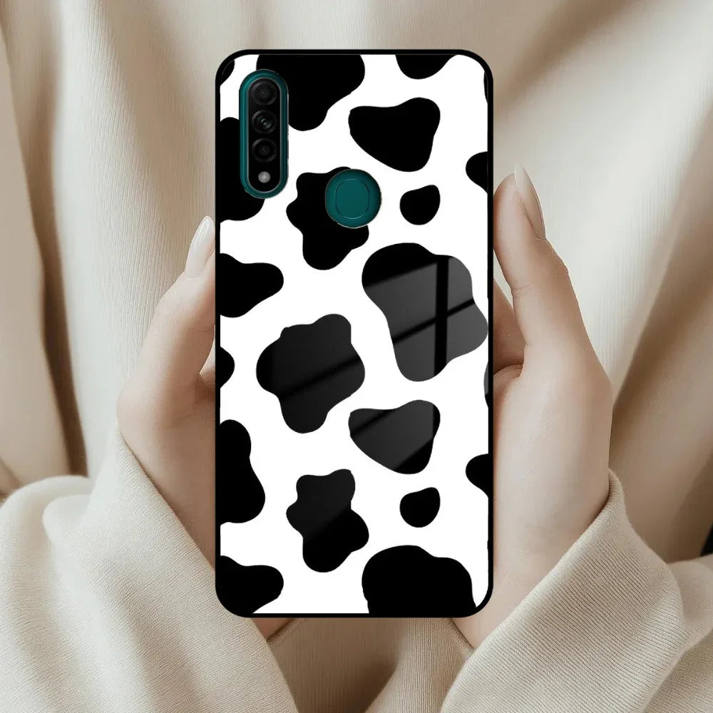 Cow Print Glass Phone Case And Cover For Oppo - ShopOnCliQ