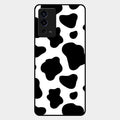 Cow Print Glass Phone Case And Cover For Oppo A55