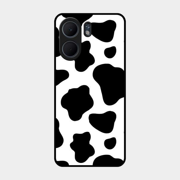 Cow Print Glass Phone Case And Cover For Oppo A5X 5G