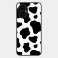 Cow Print Glass Phone Case And Cover For Oppo F21 Pro 5G