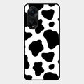 Cow Print Glass Phone Case And Cover For Oppo F23 5G