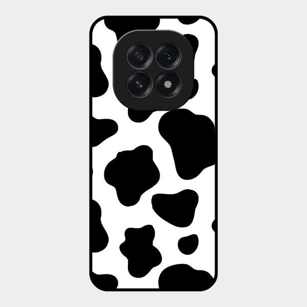 Cow Print Glass Phone Case And Cover For Oppo F29 5G