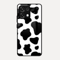 Cow Print Glass Phone Case And Cover For Oppo F31 5G
