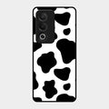 Cow Print Glass Phone Case And Cover For Oppo K12X 5G