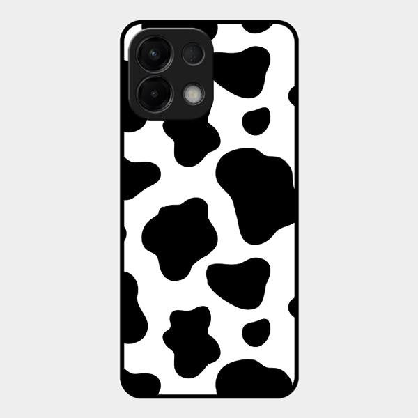 Cow Print Glass Phone Case And Cover For Oppo K13 5G