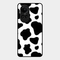 Cow Print Glass Phone Case And Cover For Oppo Reno 10 Pro 5G