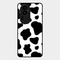 Cow Print Glass Phone Case And Cover For Oppo Reno 10 Pro Plus 5G