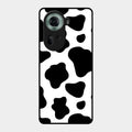 Cow Print Glass Phone Case And Cover For Oppo Reno 11 5G