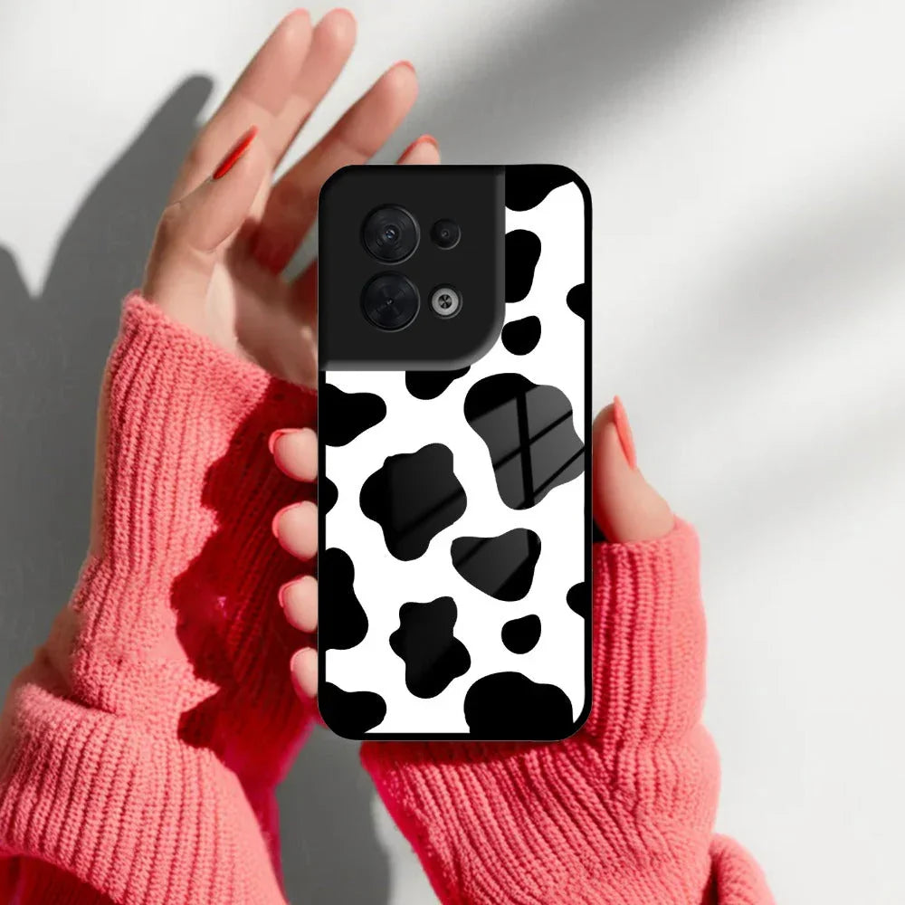 Cow Print Glass Phone Case And Cover For Oppo - ShopOnCliQ