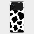 Cow Print Glass Phone Case And Cover For Poco X4 Pro 5G