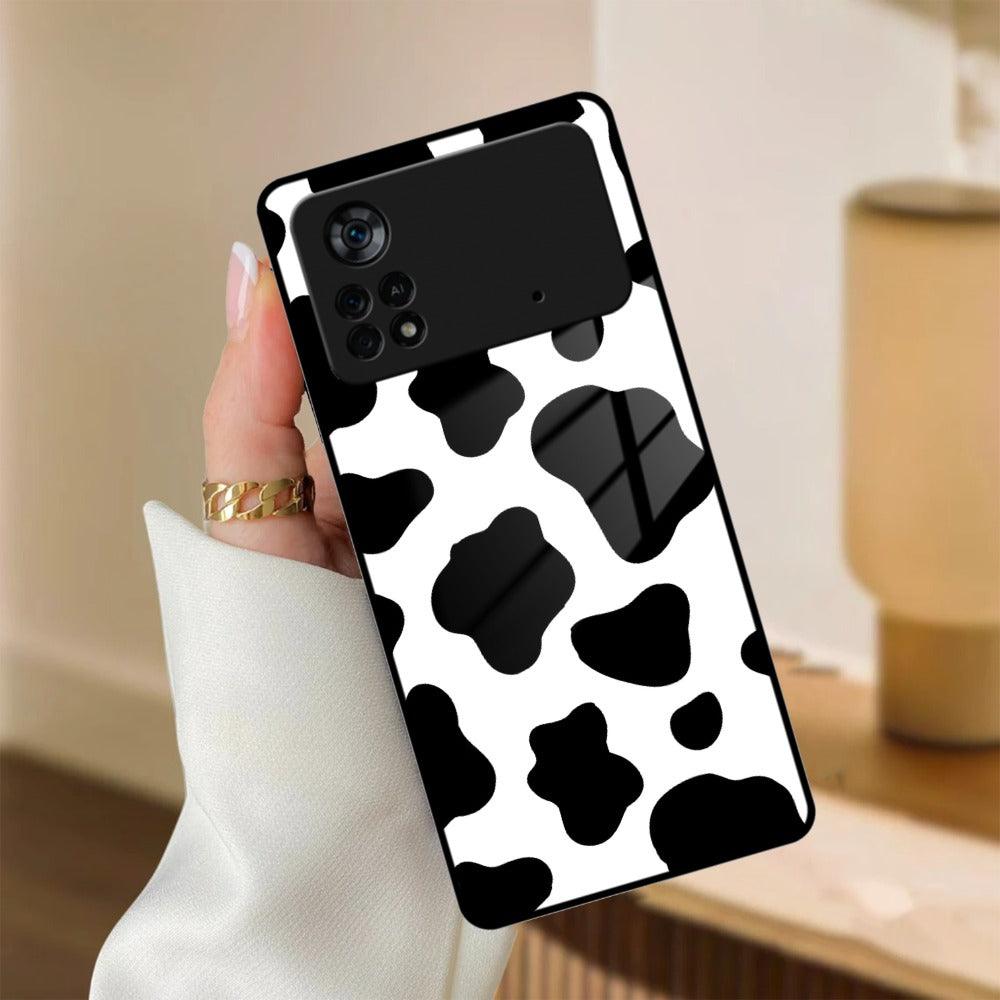 Cow Print Glass Phone Case And Cover for Poco - ShopOnCliQ