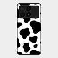 Cow Print Glass Phone Case And Cover For Poco X6 Pro 5G