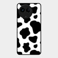 Cow Print Glass Phone Case And Cover For Realme 11 5G