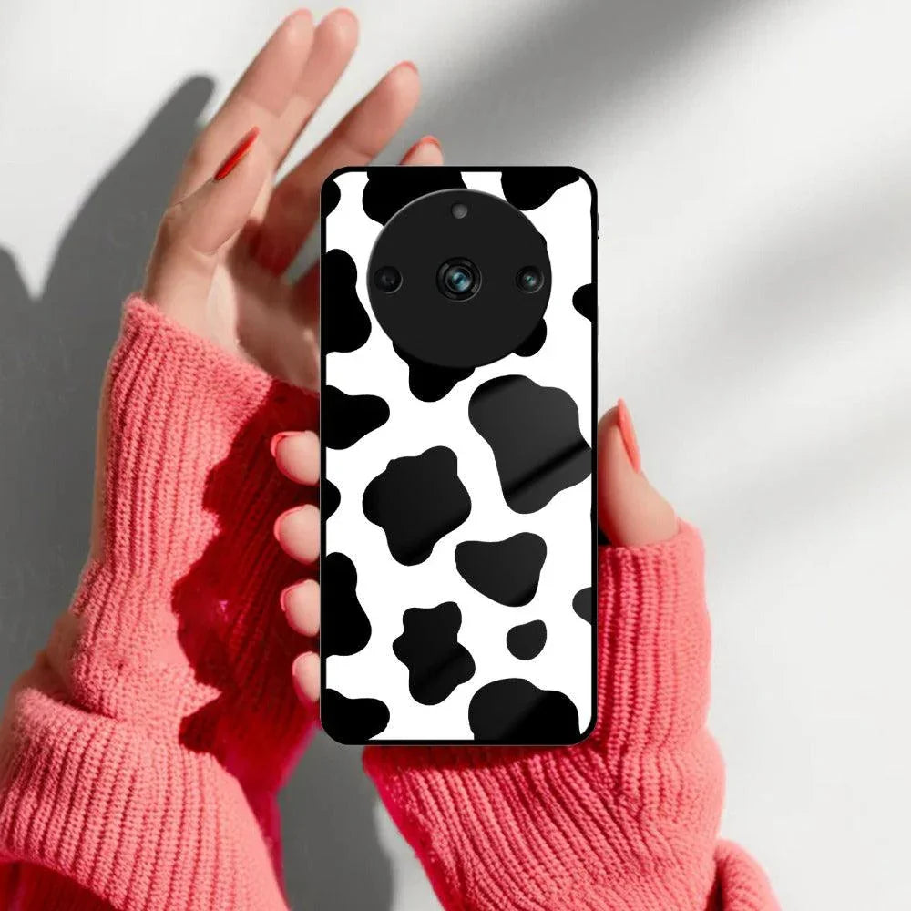 Cow Print Glass Phone Case And Cover For Realme/Narzo - ShopOnCliQ