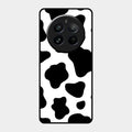 Cow Print Glass Phone Case And Cover For Realme 12 Pro 5G