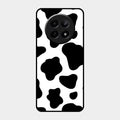 Cow Print Glass Phone Case And Cover For Realme 12X 5G