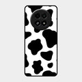 Cow Print Glass Phone Case And Cover For Realme 13 5G