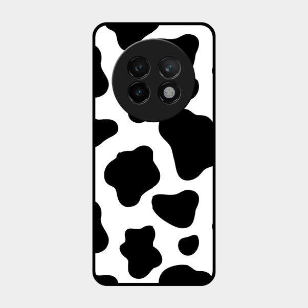 Cow Print Glass Phone Case And Cover For Realme 13 Plus 5G
