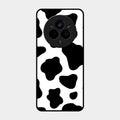Cow Print Glass Phone Case And Cover For Realme 14 Pro Plus 5G