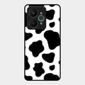 Cow Print Glass Phone Case And Cover For Realme 15 5G