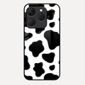 Cow Print Glass Phone Case And Cover For Realme 15T 5G