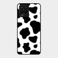 Cow Print Glass Phone Case And Cover For Realme 8 Pro