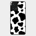 Cow Print Glass Phone Case And Cover For Realme 9 Pro 5G