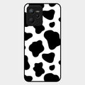 Cow Print Glass Phone Case And Cover For Realme C35