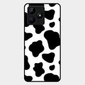 Cow Print Glass Phone Case And Cover For Realme C53