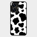 Cow Print Glass Phone Case And Cover For Realme C55