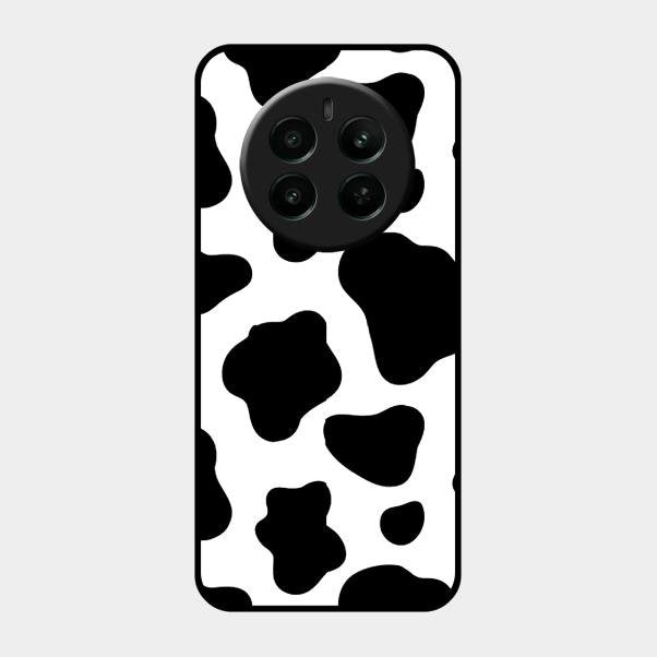 Cow Print Glass Phone Case And Cover For Realme Narzo 70 Pro 5G