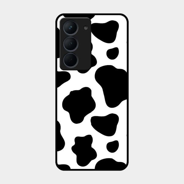 Cow Print Glass Phone Case And Cover For Realme Narzo 80X 5G