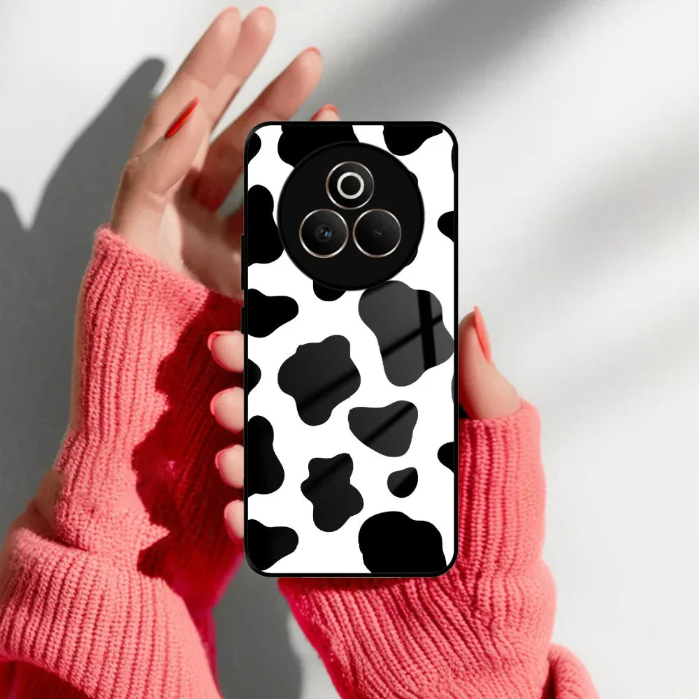 Cow Print Glass Phone Case And Cover For Realme/Narzo - ShopOnCliQ