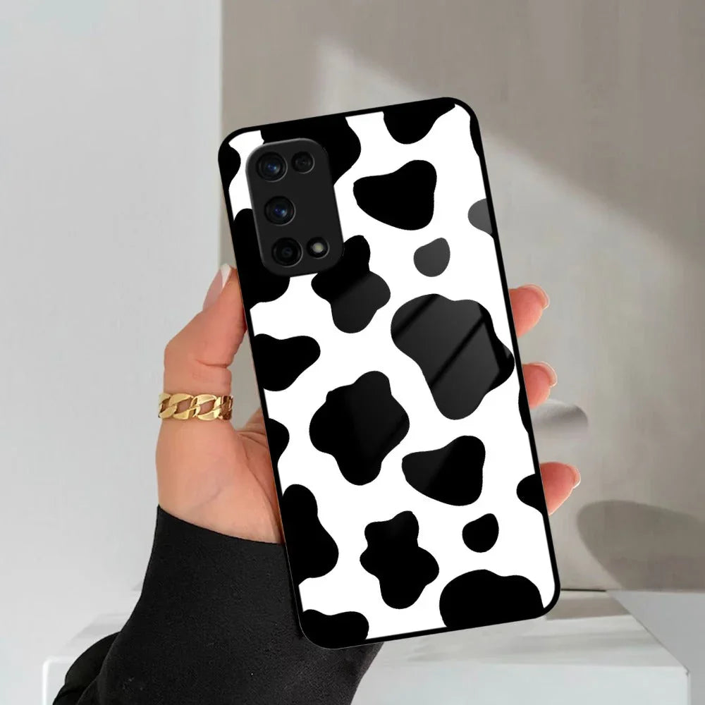 Cow Print Glass Phone Case And Cover For Realme/Narzo - ShopOnCliQ
